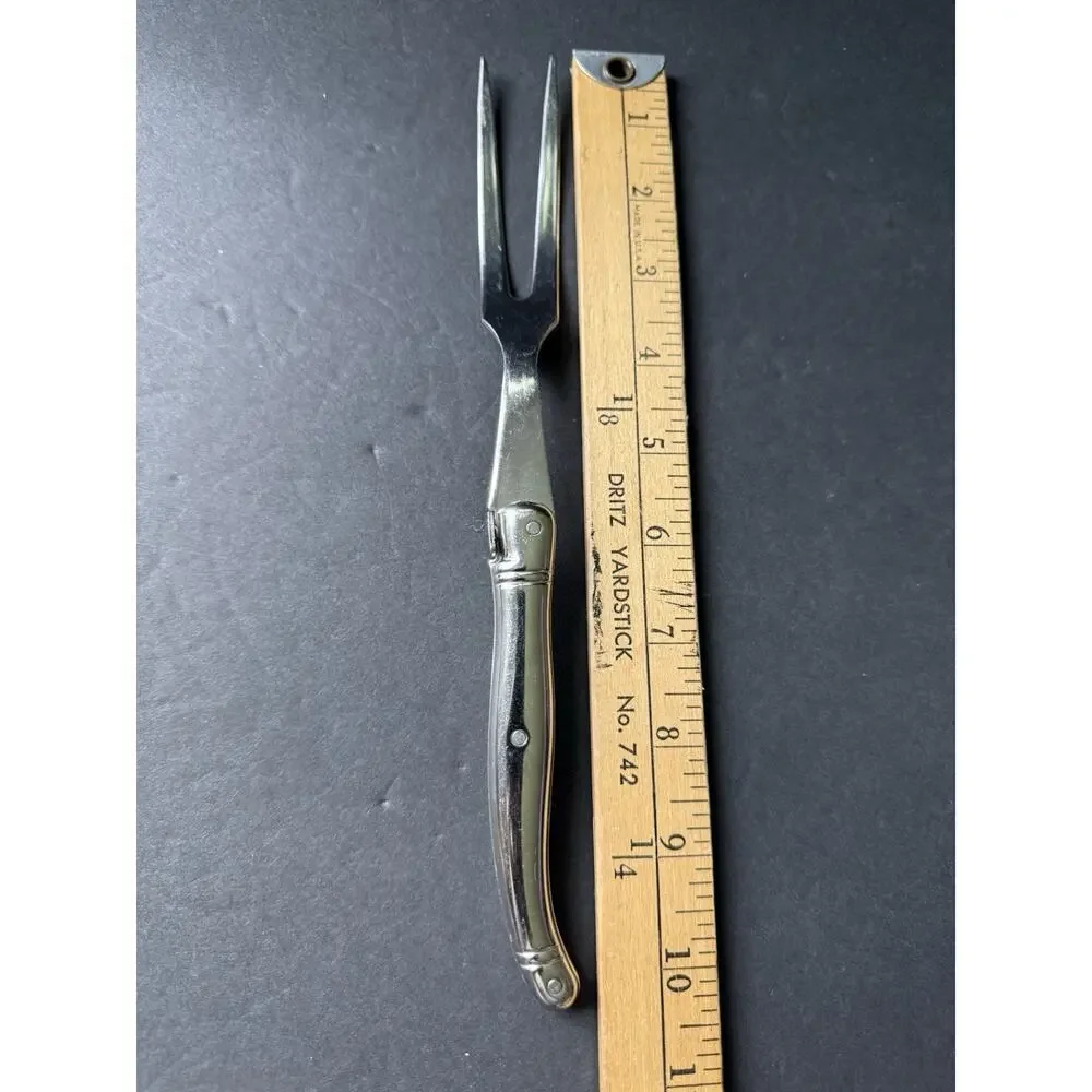 Laguiole Serving Fork Stainless Steel Made In France 10” Cottagecore